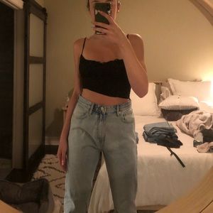 Zara High-Rise Mom Jean